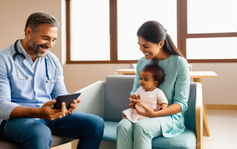 지방공무원 복지 제도 활용법 - **Prompt 1: Family Healthcare and Well-being**
    A heartwarming scene depicting a young Portuguese...