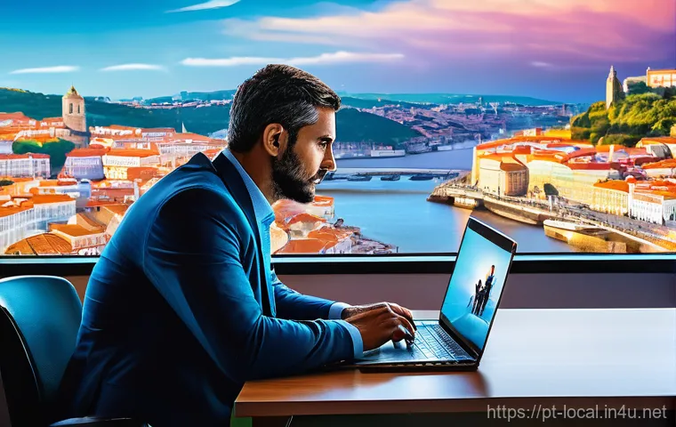 지방공무원 이직 준비 체크리스트 - **Prompt:** A young professional, a Portuguese woman in her late 20s to early 30s, dressed in smart ...