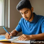 Home 16 지방공무원 신규 채용 공고 분석 - **Prompt:** A young adult, either male or female, of Brazilian or Portuguese ethnicity, is sitting a...