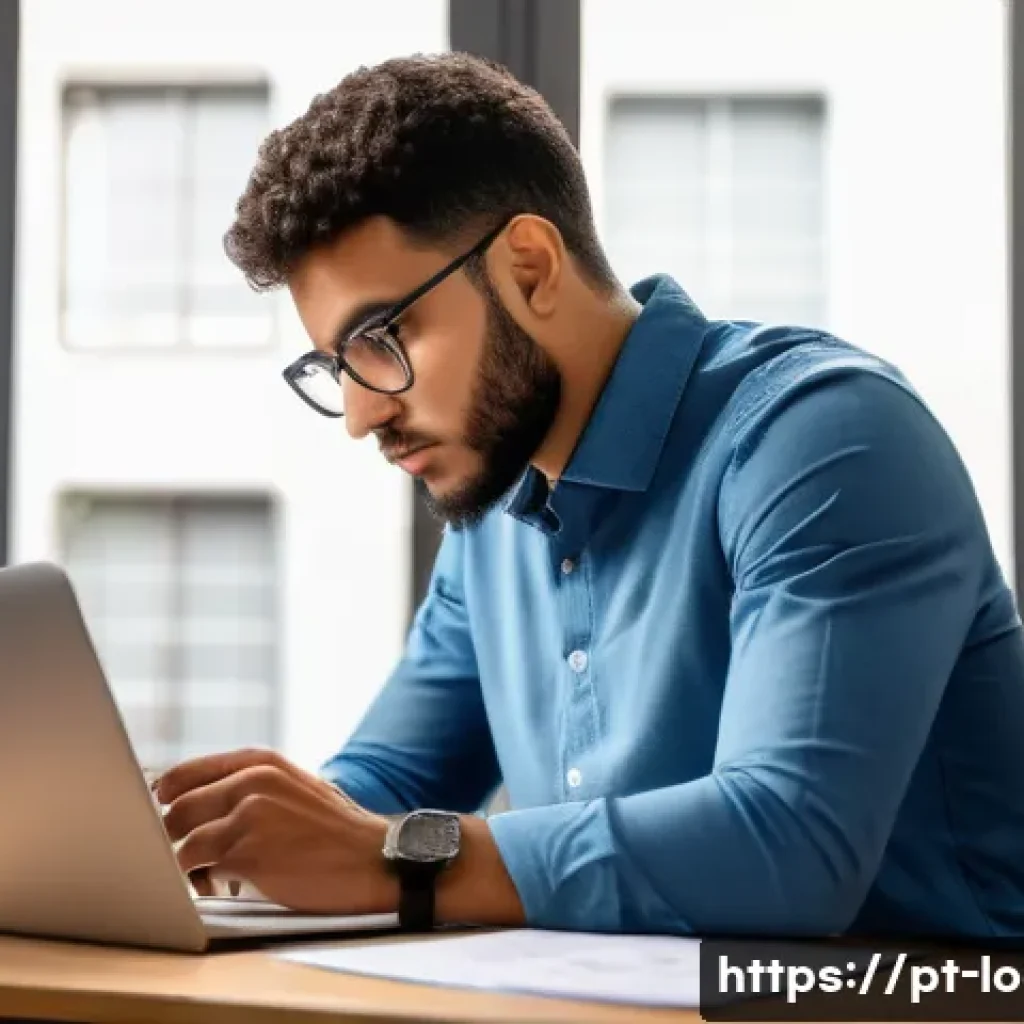 지방공무원 채용 과정에서의 실수 - A focused Brazilian candidate sitting at a clean desk filled with study materials, attentively readi...
